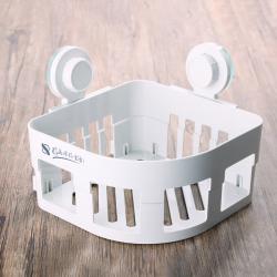 無(wú)痕吸盤(pán)轉(zhuǎn)角收納架  