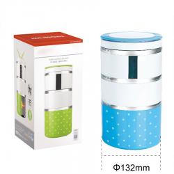 樂彩保溫三層飯盒（大號(hào)