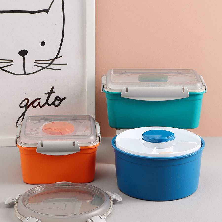 沙拉便當盒(圓形/正方