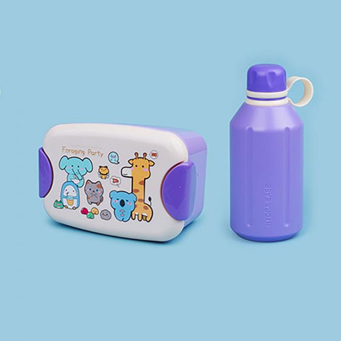 尚趣迷你耳朵飯盒(900ml)(含格子)+圓形運(yùn)動(dòng)